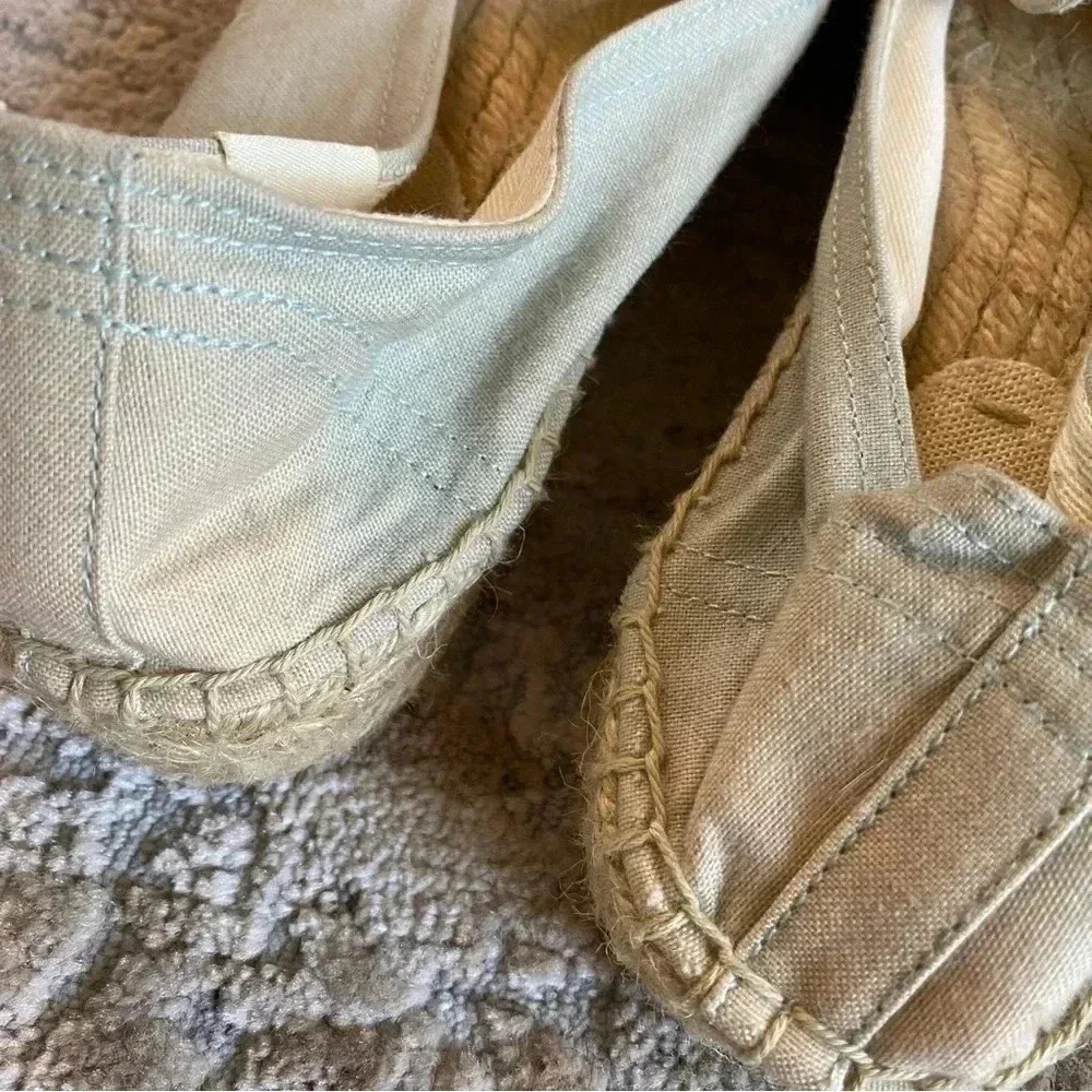 Soludos Piñata Chambray Espadrille Slip On Shoes Flats Loafers Beach: 9.5